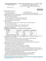 De thi thu mon Dia Ly truong THPT Dong Dau   Vinh Phuc lan 1   2018 co dap an