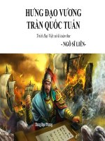 Tuần 22. Hưng Đạo Đại Vương Trần Quốc Tuấn