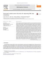 DSpace at VNU: Structured content-aware discovery for improving XML data consistency