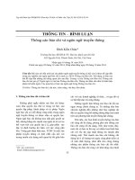 DSpace at VNU: Thông cáo báo chí và ngôn ngữ truyền thông