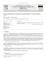 DSpace at VNU: On the nonexistence of parabolic boundary points of certain domains in C{double-struck} 2