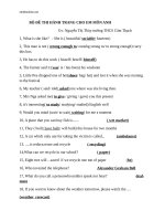 de va dap an on tap tieng anh 8 ki 1 59020