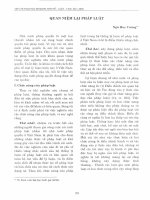 DSpace at VNU: Quan niệm lại pháp luật