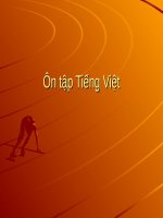 Tuần 33. Ôn tập phần Tiếng Việt