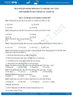 đề cương ôn thi HKI môn địa lý 12 có đáp án chi tiết.