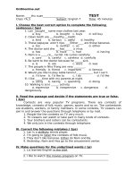 de kiem tra hkii tieng anh lop 7 co ban 80633