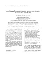 DSpace at VNU: Một cố gắng diễn giải bài Hoạt động giao tiếp bằng ngôn ngữ (Chương trình Ngữ văn 10)