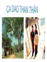 Tuần 9. Ca dao than thân