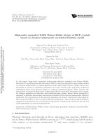 DSpace at VNU: High-order expanded XAFS Debye-Waller factors of HCP crystals based on classical anharmonic correlated Einstein model