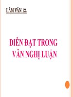 Tuần 29. Diễn đạt trong văn nghị luận (tiếp theo)