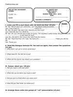 de kiem tra 1 tiet tieng anh lop 6 47739