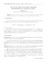 DSpace at VNU: On fd-cap sets in convex growth hyperspaces of convex n-cell