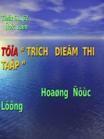 Tuần 21. Tựa 