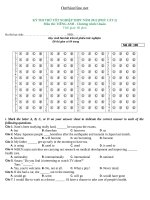 de thi thu tot nghiep lop 12 mon tieng anh 67225