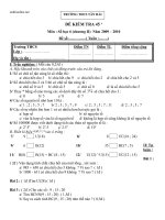 de kiem tra 45 phut lan 2 so hoc khoi 6 co ma tran va dap an 87394