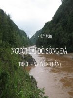 Tuần 16. Người lái đò Sông Đà