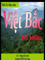 Tuần 8. Việt Bắc