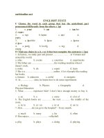 de kiem tra so 1 tieng anh 7 45 phut 41428