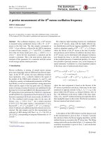DSpace at VNU: A precise measurement of the B-0 meson oscillation frequency