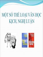 Tuần 32. Một số thể loại văn học: kịch, nghị luận