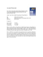 DSpace at VNU: Fast and slow light enhancement using cascaded microring resonators with the Sagnac reflector