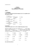 de kiem tra 45 phut mon tieng anh 53882