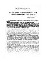 DSpace at VNU: Kinh tế ngoài quốc doanh trong quá trình phát triển kinh tế nhiều thành phần ở nước ta