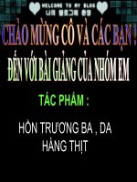 Tuần 29. Hồn Trương Ba, da hàng thịt