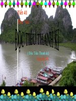 Tuần 14. Đọc Tiểu Thanh kí (Độc Tiểu Thanh kí)