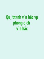 Tuần 15. Quá trình văn học và phong cách văn học