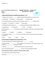 de kiem tra 15 phut tieng anh 11 ki 2 50383