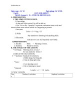 de kiem tra 1 tiet tieng anh lop 6 55603