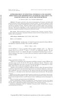 DSpace at VNU: Approximation of spectral intervals and leading directions for differential-algebraic equation via smooth singular value decompositions
