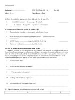 de kiem tra hki tieng anh 10 cuc hay 84530