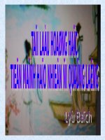 Tuần 15. Tại lầu Hoàng Hạc tiễn Mạnh Hạo Nhiên đi Quảng Lăng (Hoàng Hạc lâu tống Mạnh Hạo Nhiên chi Quảng Lăng)