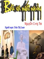 Tuần 4. Bài ca ngất ngưởng
