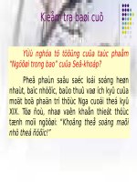 Tuần 27. Thao tác lập luận bình luận