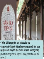 Tuần 21. Đọc thêm: Hiền tài là nguyên khí của quốc gia