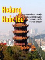 Tuần 17. Đọc thêm: Lầu Hoàng Hạc (Hoàng Hạc lâu)