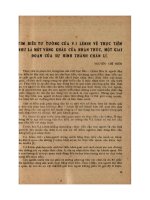 DSpace at VNU: Tìm hiểu tư tưởng của Leenin về thực tiễn như là một vòng khâu của nhận thức, một giai đoạn của sự hình thành chân lý