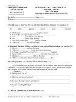 de kiem tra chat luong hki tieng anh 6 de chinh thuc 25627