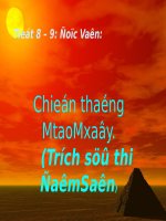 Tuần 3. Chiến thắng Mtao Mxây