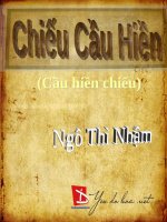 Tuần 7. Chiếu cầu hiền (Cầu hiền chiếu)