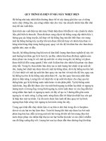 QUY TRÌNH SX điện ở NHÀ máy NHIỆT điện 