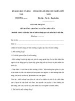 Bài thu hoạch bồi dưỡng thường xuyên tiểu học module 43 