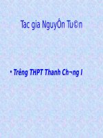 Tuần 11. Nguyễn Tuân