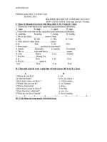 de kiem tra hki tieng anh 6 co ban 86130