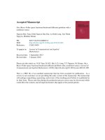 DSpace at VNU: On a Riesz-Feller space fractional backward diffusion problem with a nonlinear source