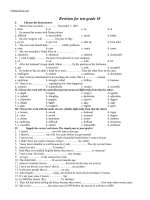 de on tap kiem tra 1 tiet tieng anh 10 hay 5604