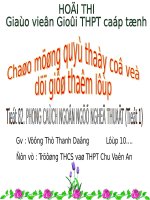 Tuần 28. Phong cách ngôn ngữ nghệ thuật